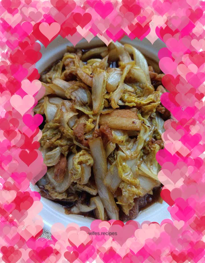 Stir-fried Baby Cabbage with Meat
