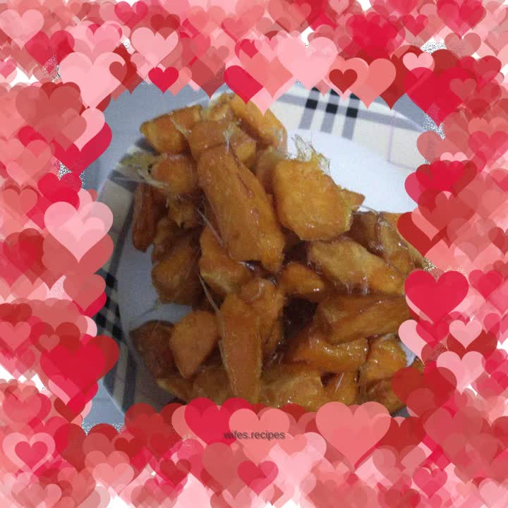 Sweet potato with pulp