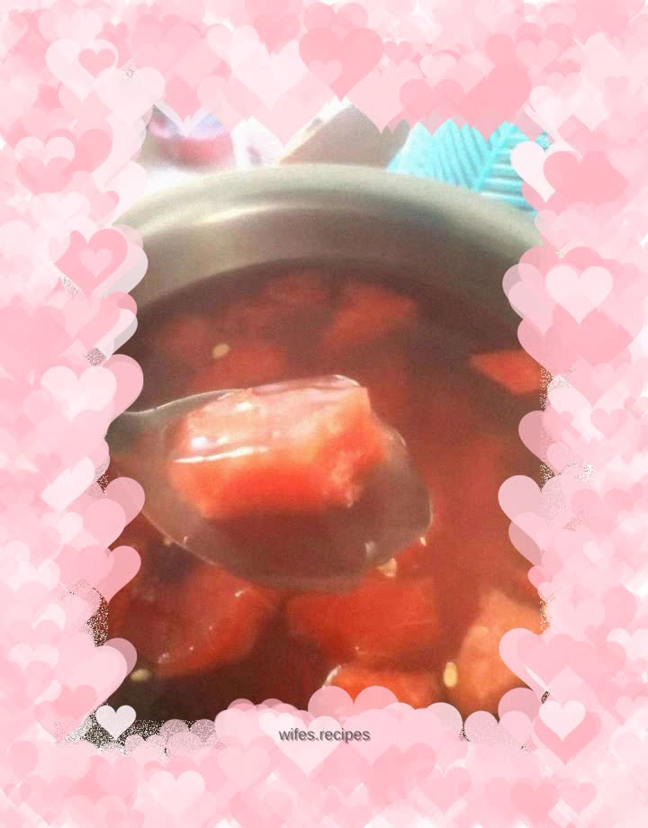 Watermelon jelly