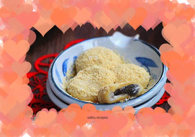 A new way to eat glutinous rice balls - eating them dry