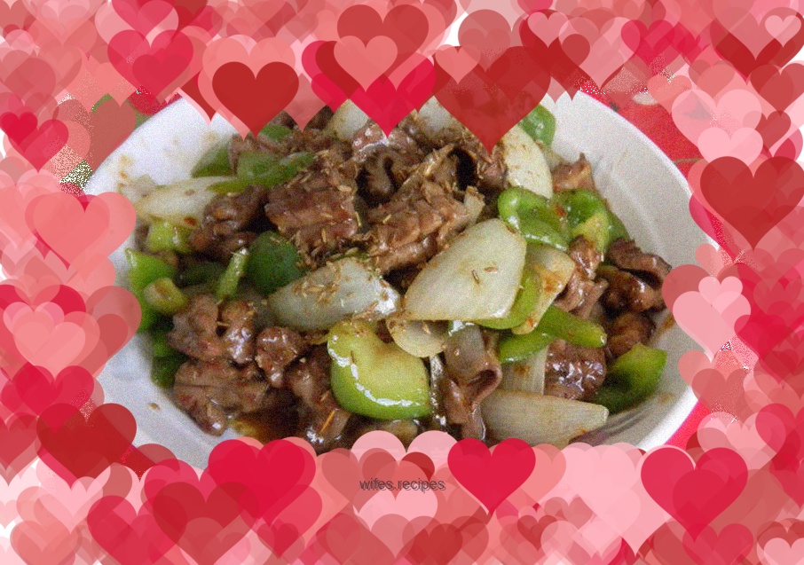 Stir-fried chicken hearts