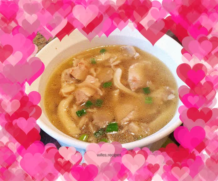 Abalone mushroom broth