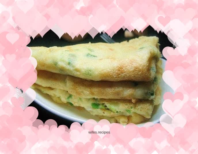 Green onion egg pancake