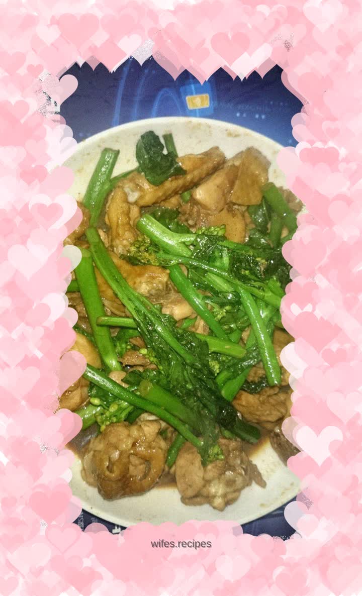 Yiji (see) Fresh (Love) - Stir-fried Chicken with Kale