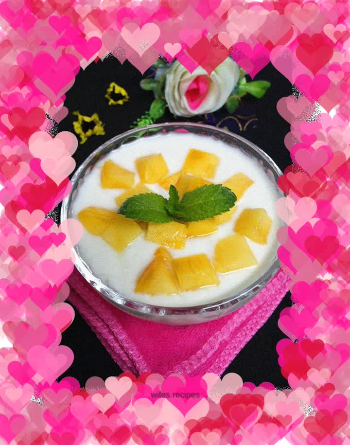 Big fruit mango yogurt