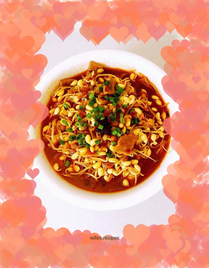 Spicy soybean sprouts