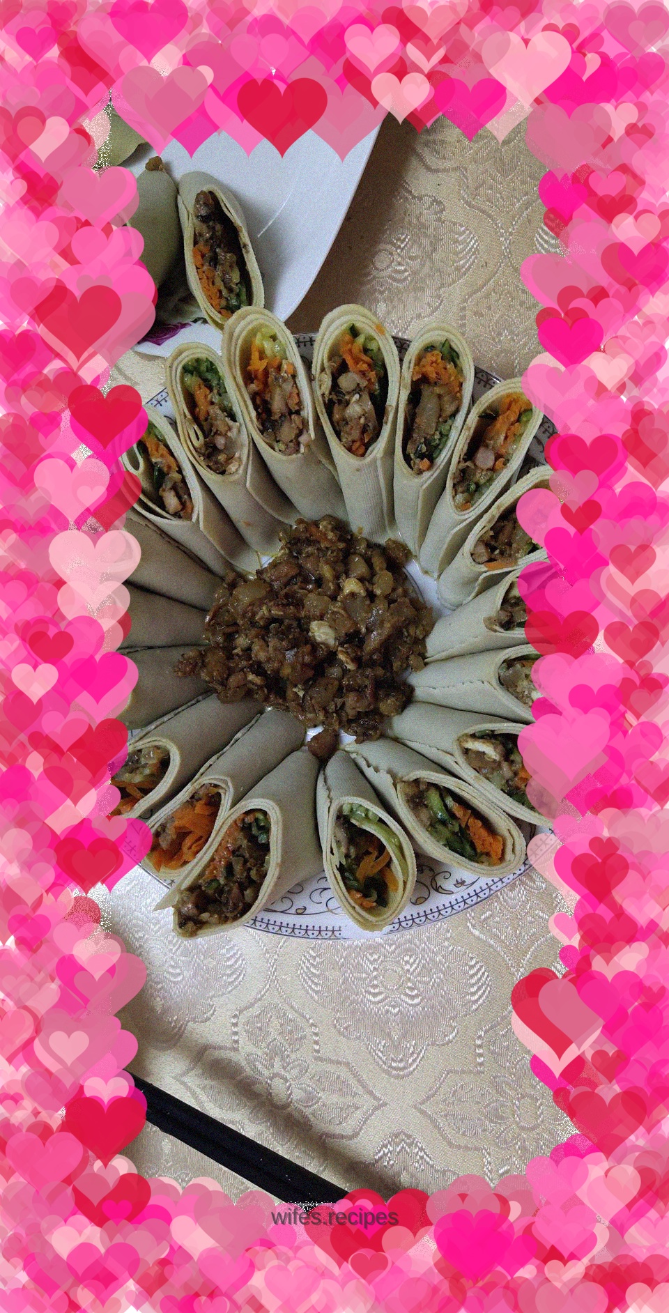 Flowers bloom, wealth