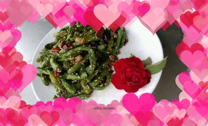 Stir-fried green beans