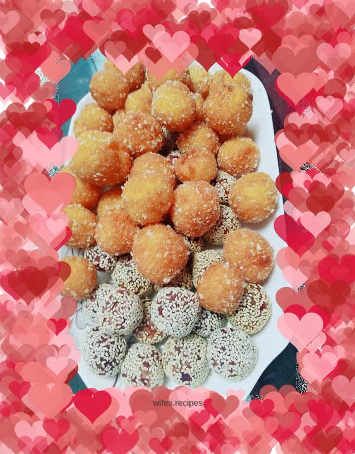 Sweet Potato and Purple Sweet Potato Balls