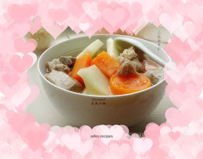 Yam Pork Ribs Soup