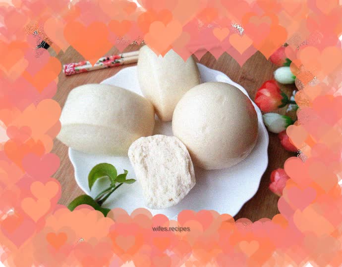 Homemade steamed buns - how to make smooth and soft steamed buns