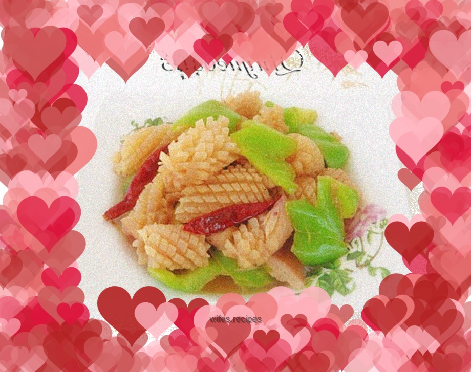Spicy fried squid