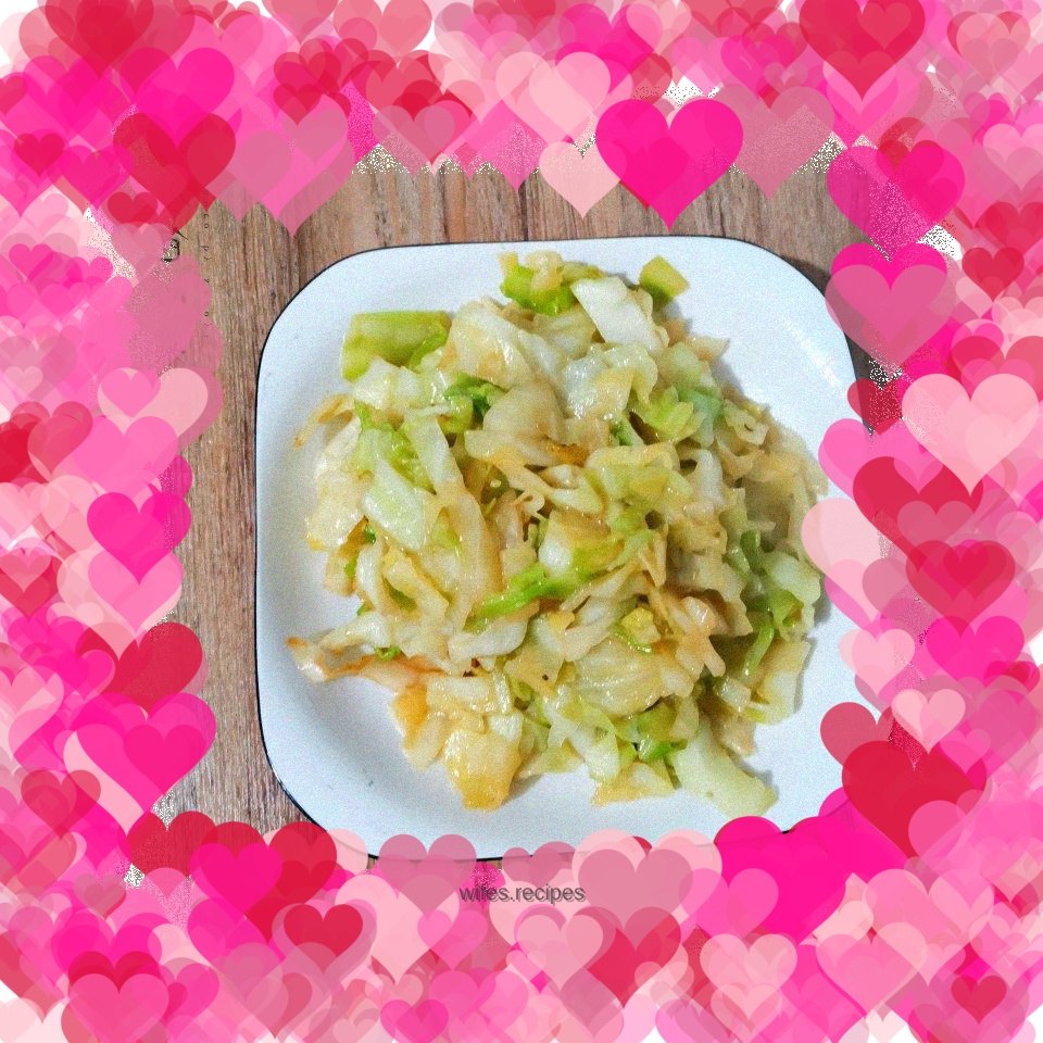 Stir-fried cabbage