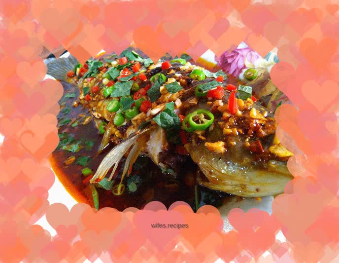 【Cold fish with oil splashed with hopio-flavor】