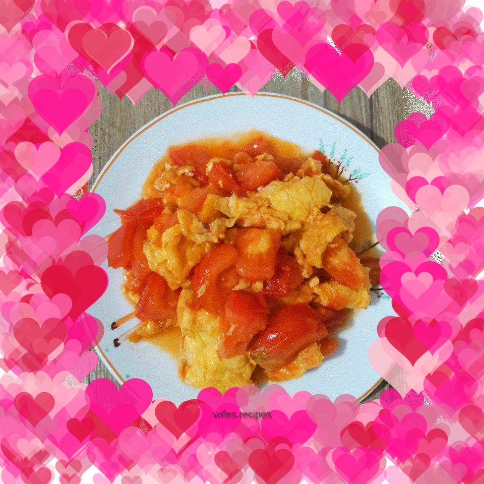 Tomato scrambled eggs