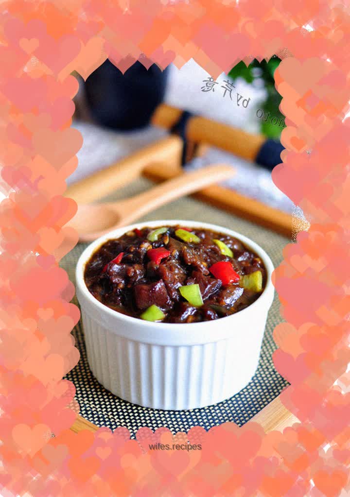 Sautéed eggplant puree with oil-saving sauce