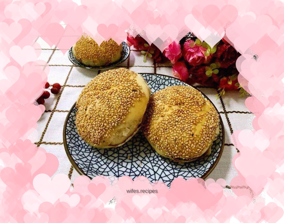 Salt and pepper sesame sauce pancakes