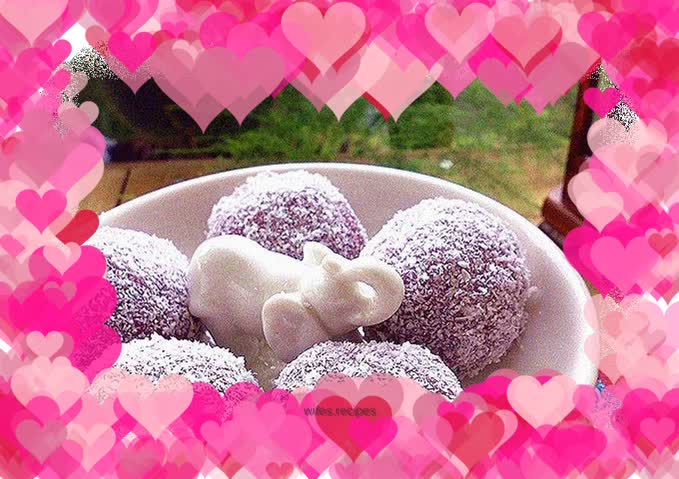 Snowflake Purple Sweet Potato Balls
