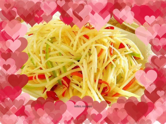 Hot and sour potato shreds