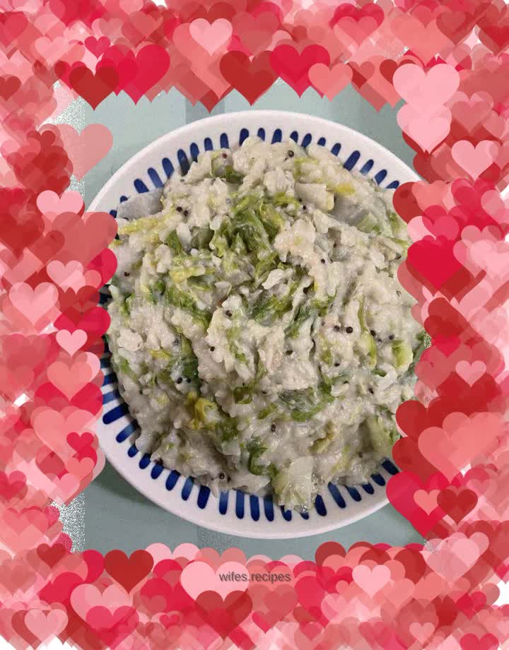 Potato rice with taro, cabbage (Yang Naiwu and Chinese cabbage)