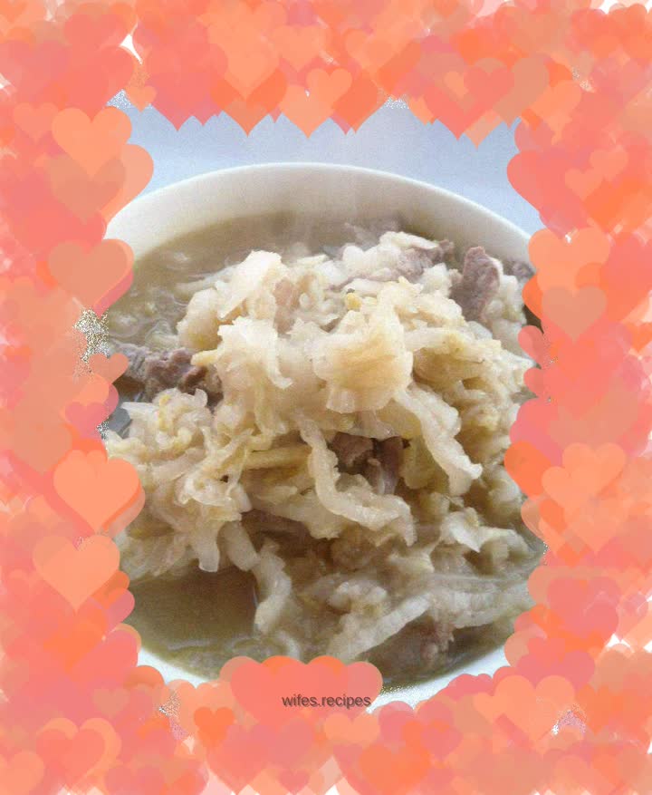 Shredded Pork Stewed with Sauerkraut