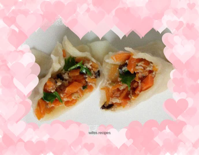 Carrot and Pork Dumplings