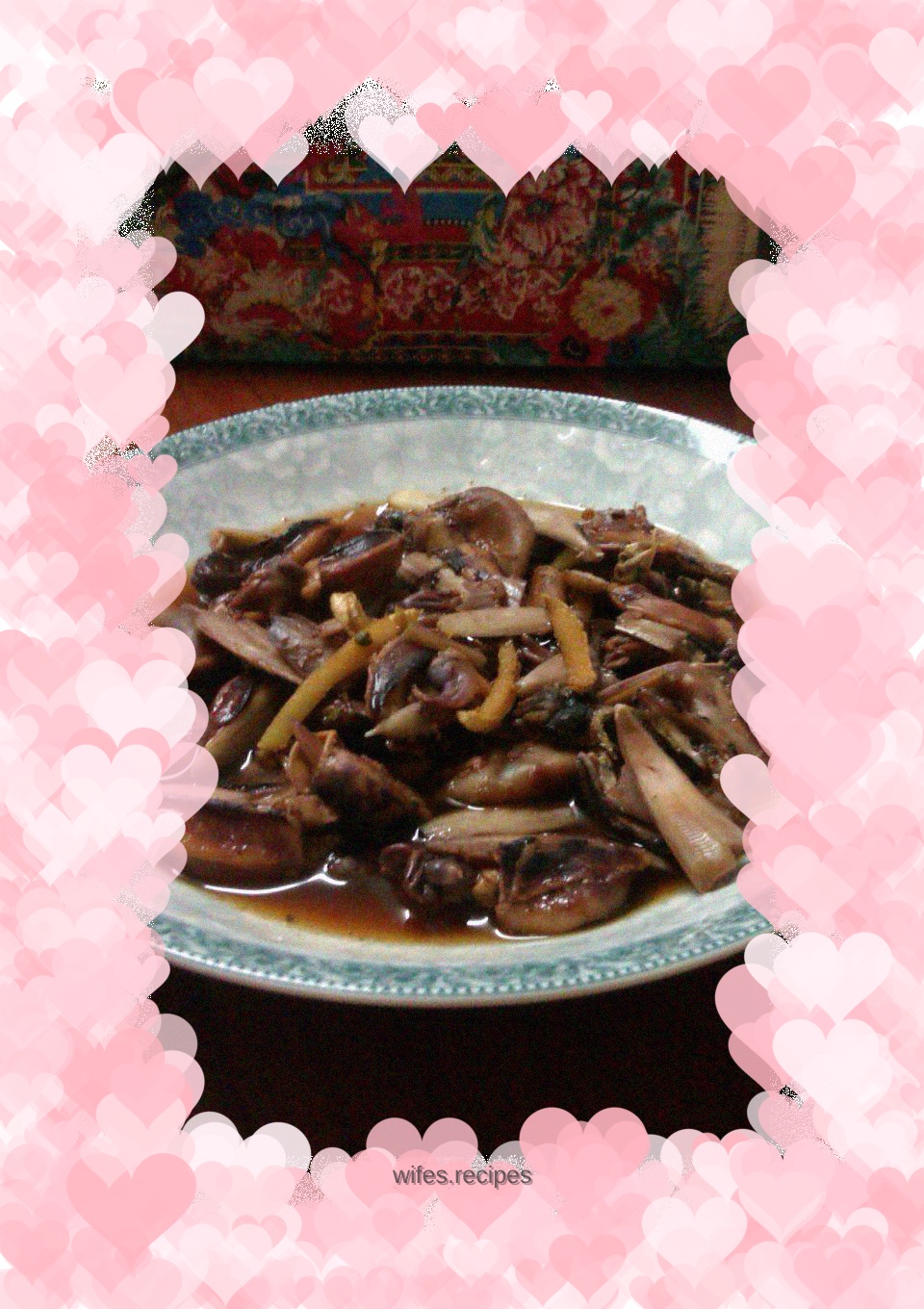 Steamed dried cuttlefish