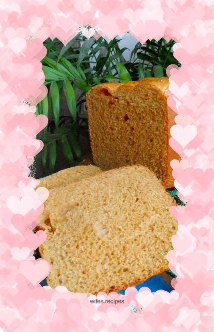 Brown sugar condensed milk toast------a bread specially created for women