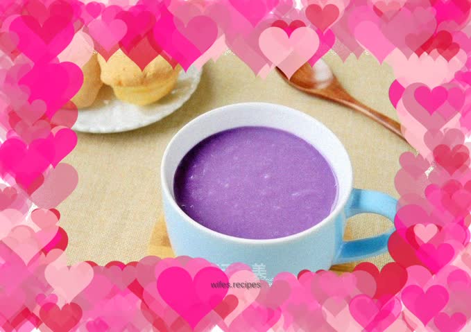 Purple sweet potato rice cereal