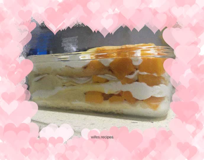 Durian Mango Box Layer Cake