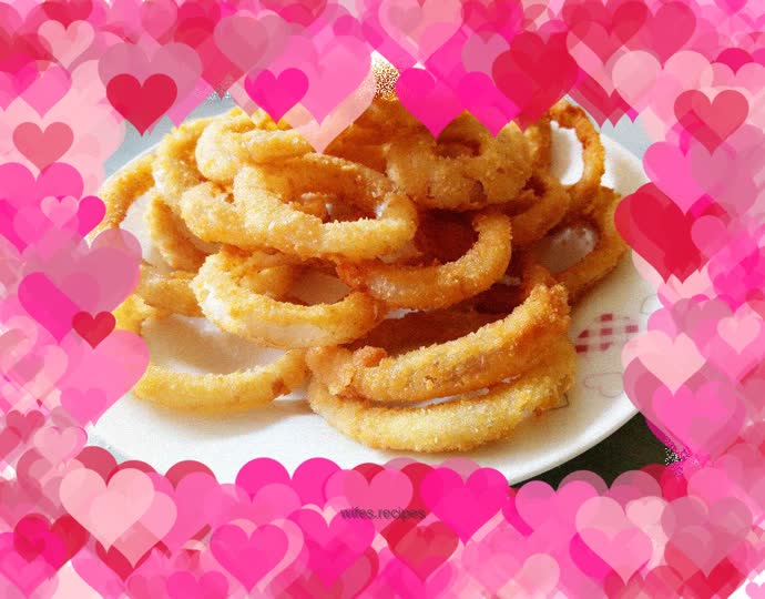 Fried onion rings