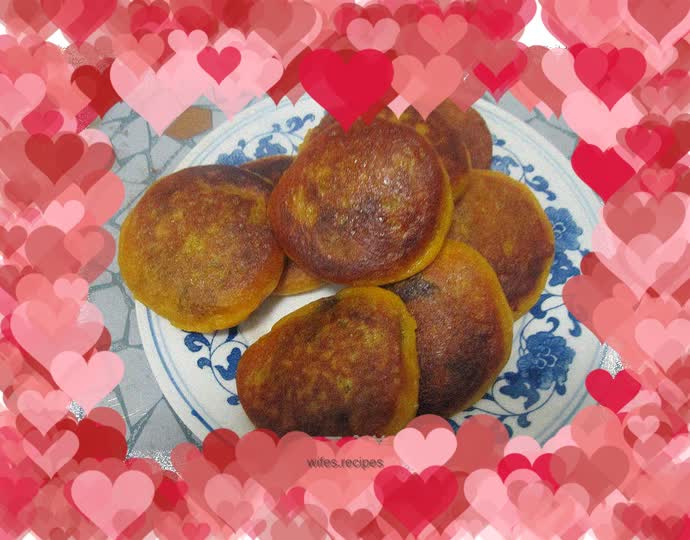 Purple Sweet Potato Pumpkin Pancake