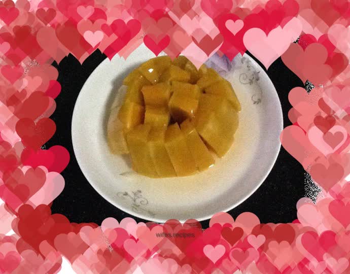 Steamed Pumpkin with Rock Sugar Lily