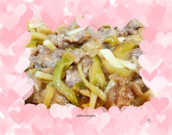 Quick dish - steamed beef with pickled mustard