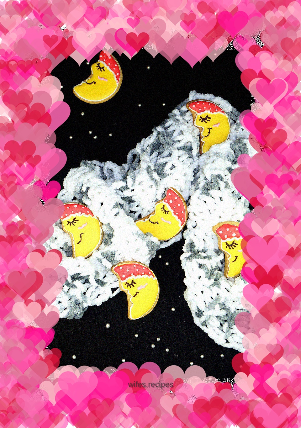 Moon Baby Cartoon Cookies