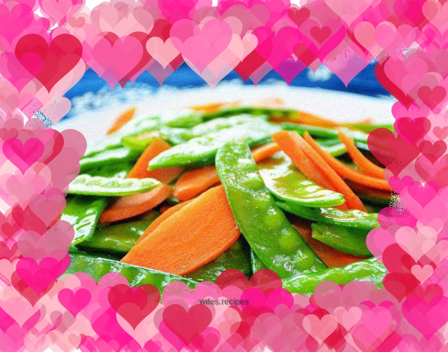 Stir-fried snow peas