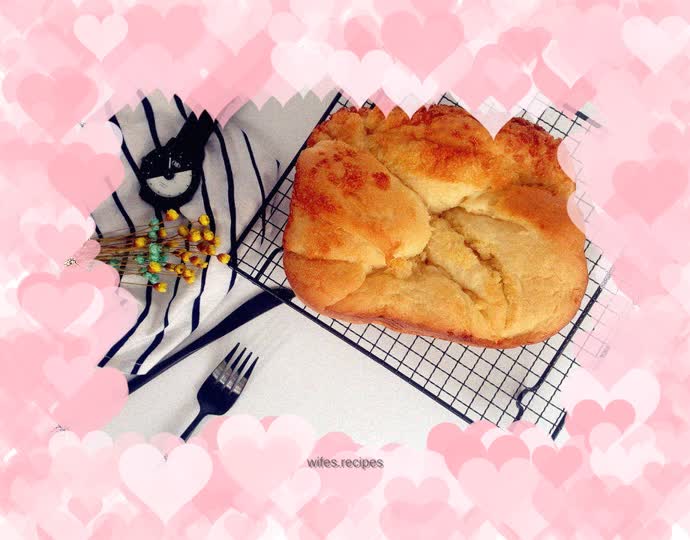 Bread machine version of coconut bread