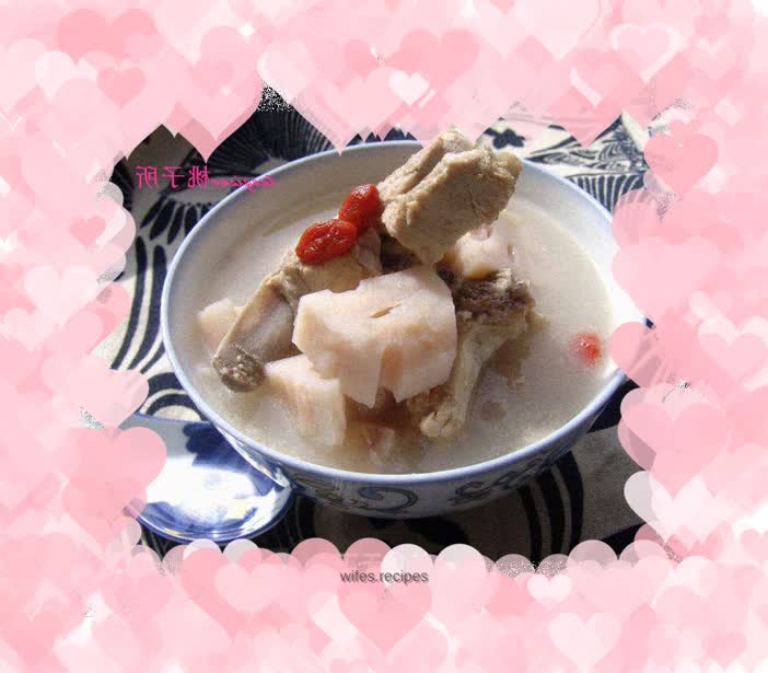 Braised lotus root with dragon bone