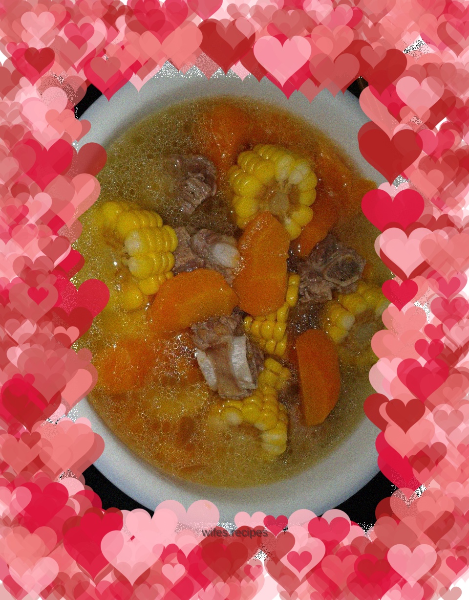 Corn and Carrot Braised Pork Ribs