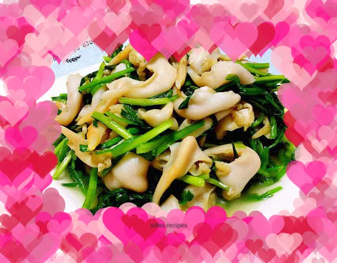 Fried Scallops with Chives