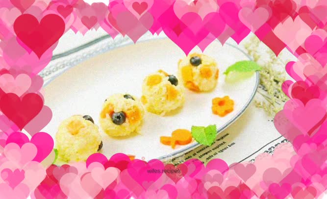 Durian fruit rice balls