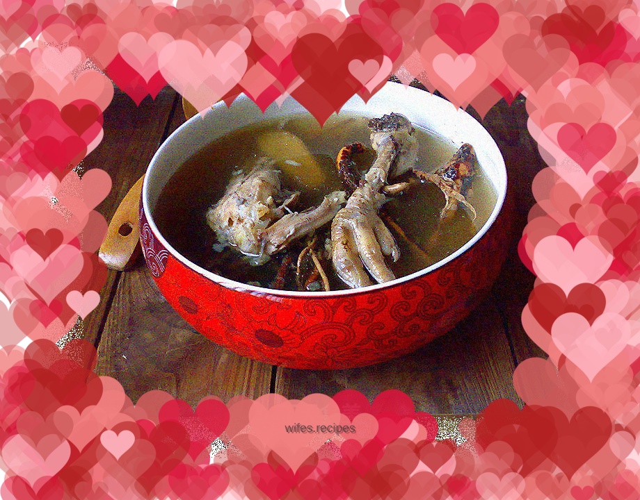 Five-finger Peach Stewed Chicken Soup