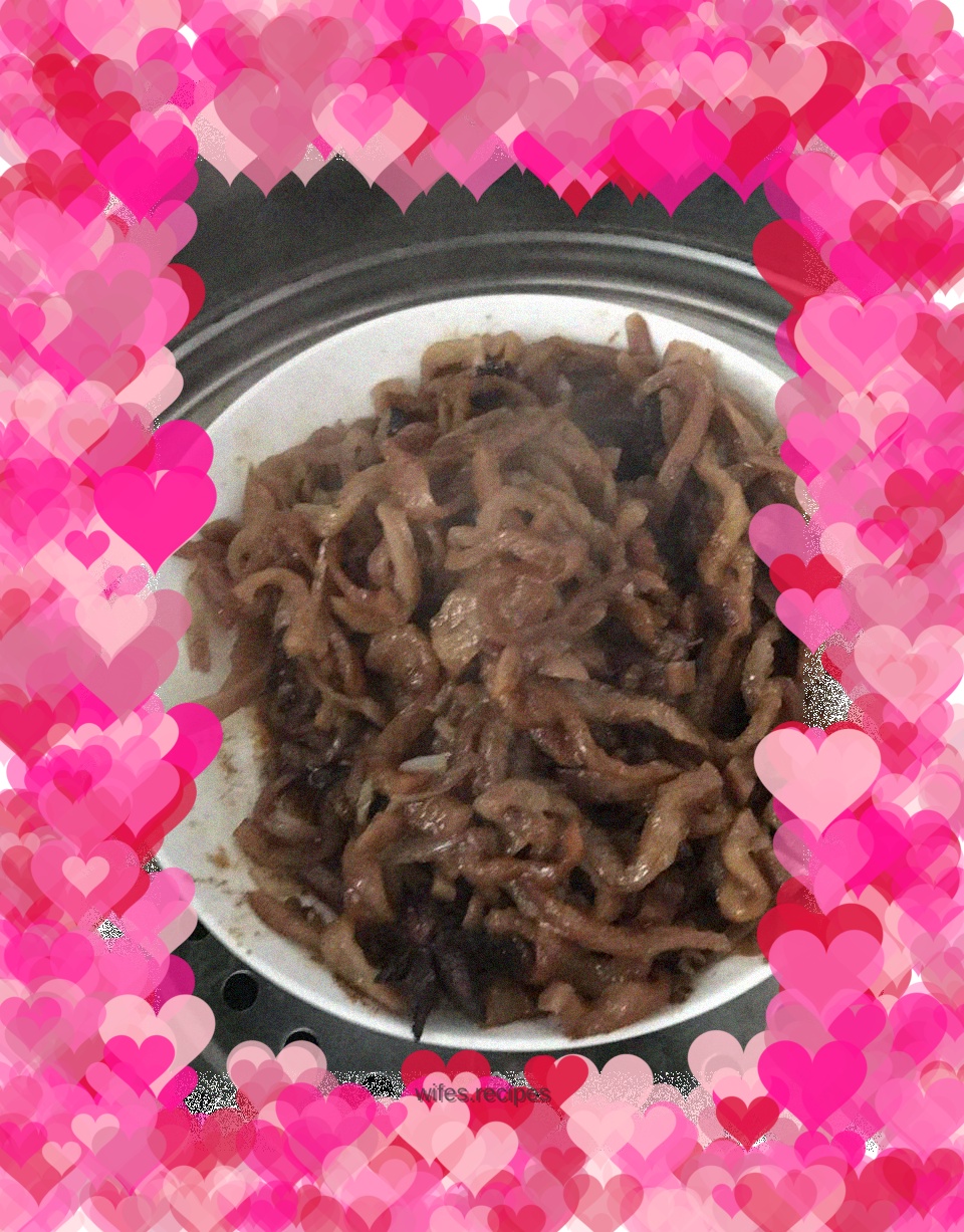 Steamed dried radish