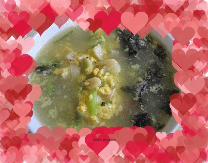 Shopee seaweed egg soup