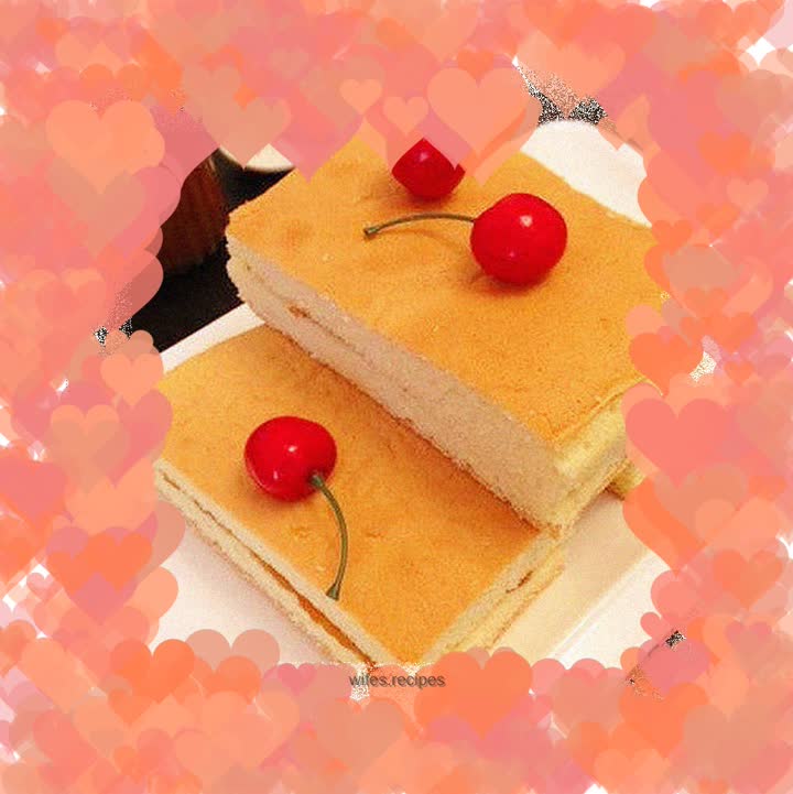 Jam-filled sponge cake