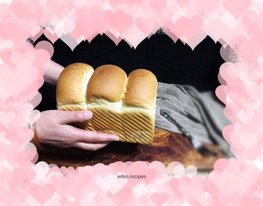 One fermentation and one time rolling of white toast