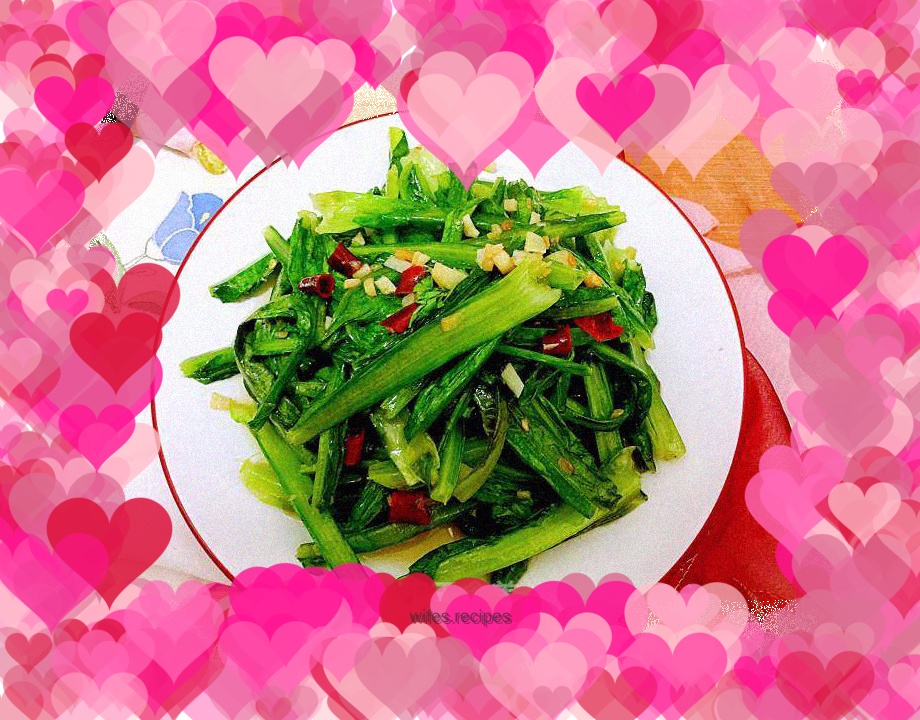 Garlic lettuce