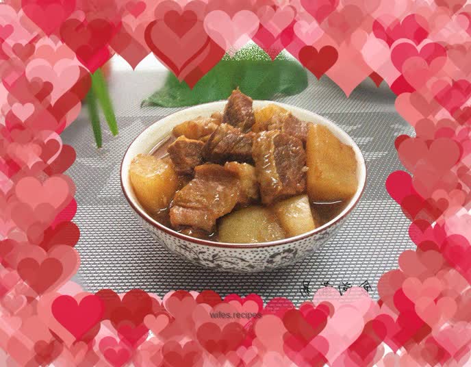 Beef Brisket Stewed with Radish