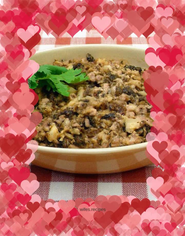 Steamed Pork Patties with Dried Plums and Vegetables ☆Steamed Pork Patties 8