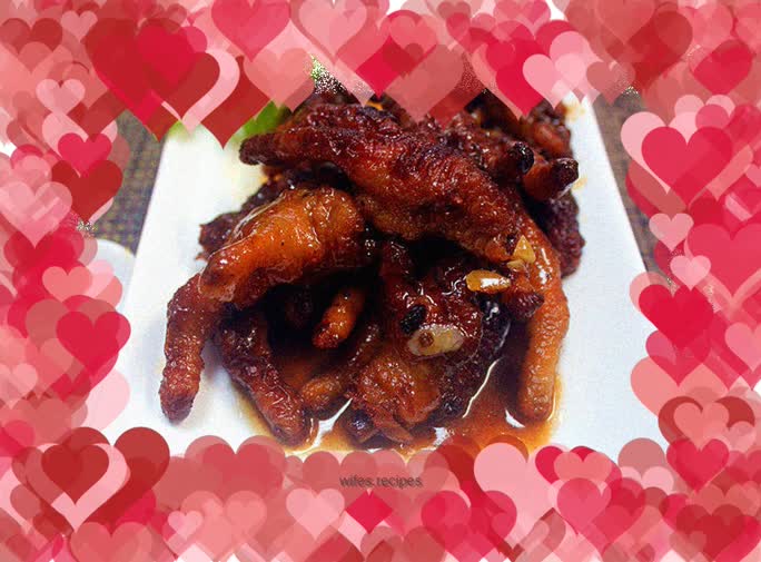 Tiger skin and chicken feet